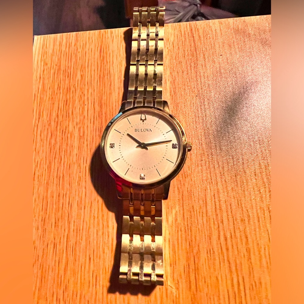 Bulova Womens  Gold Tone watch